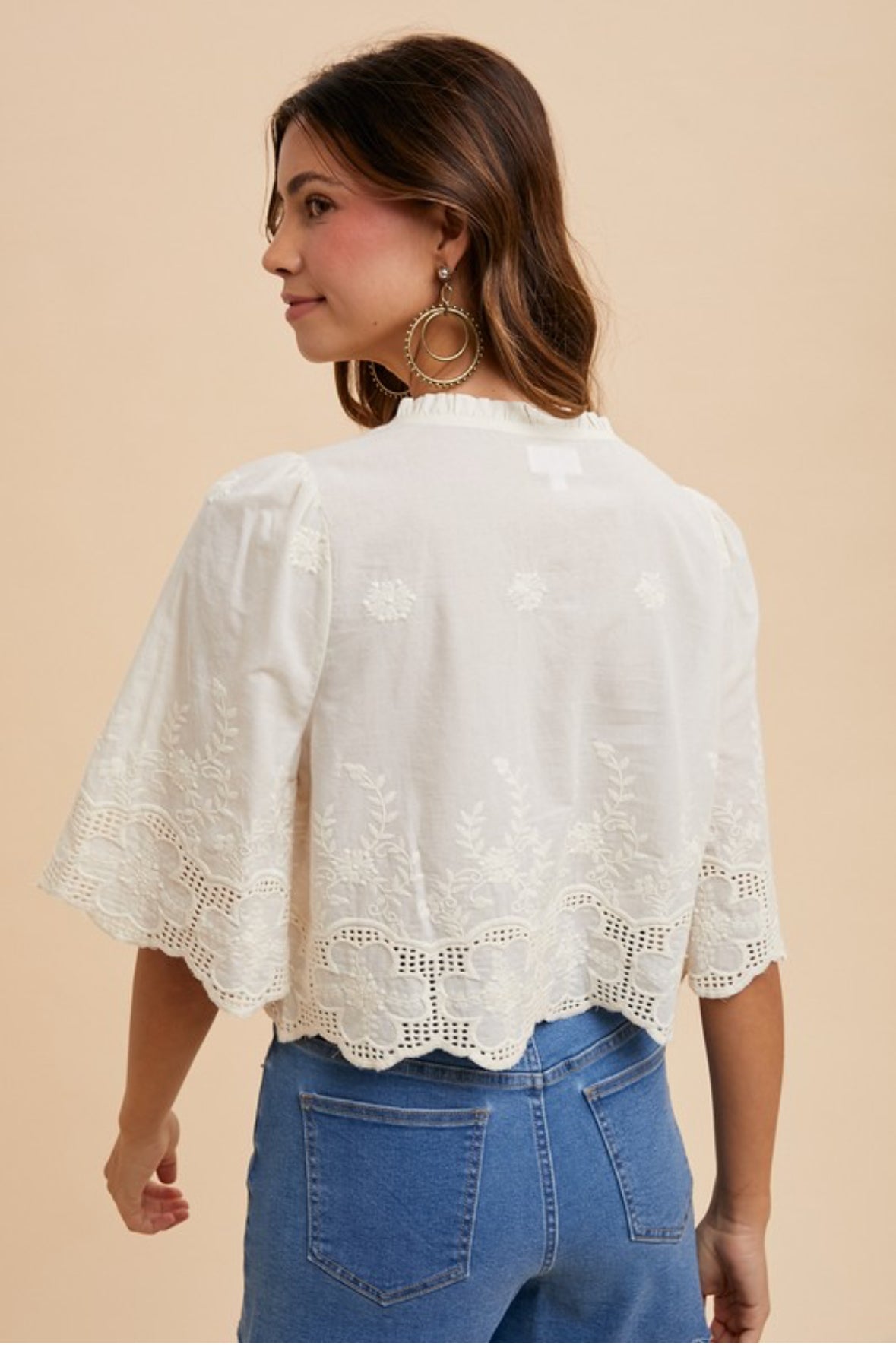 Annette Embroidery Blouse