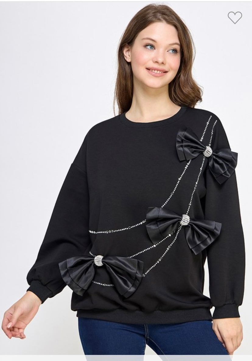 Fancy Ribbon Sweater