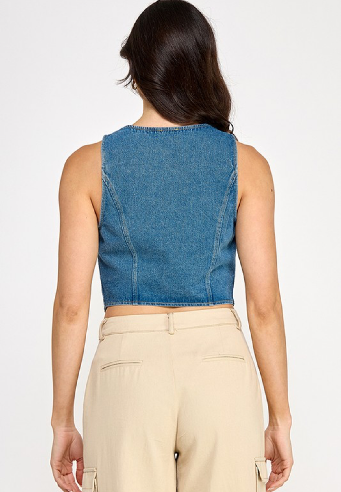 Sangie Denim Vest