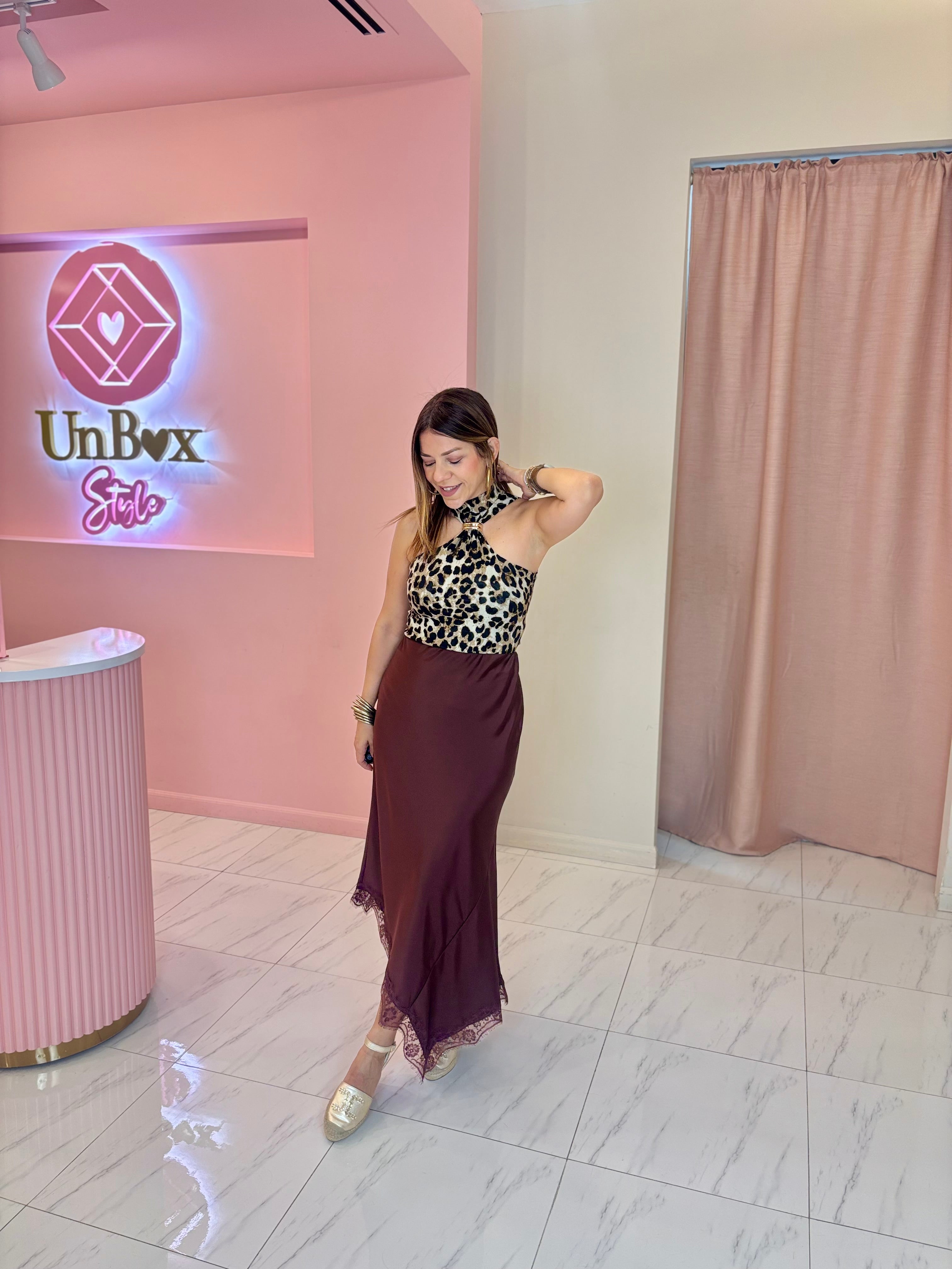 Karola Lace Skirt-Burgundy 🍷