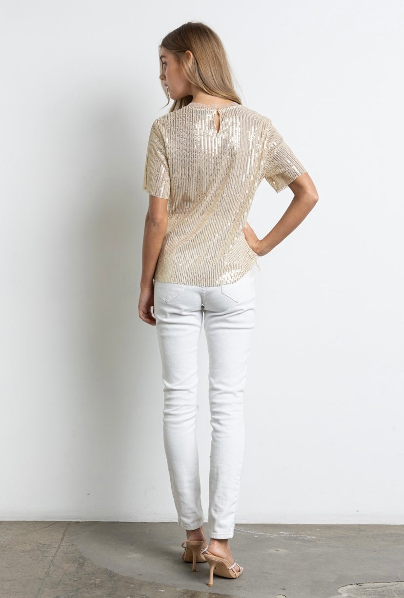 Greta Sequins Top