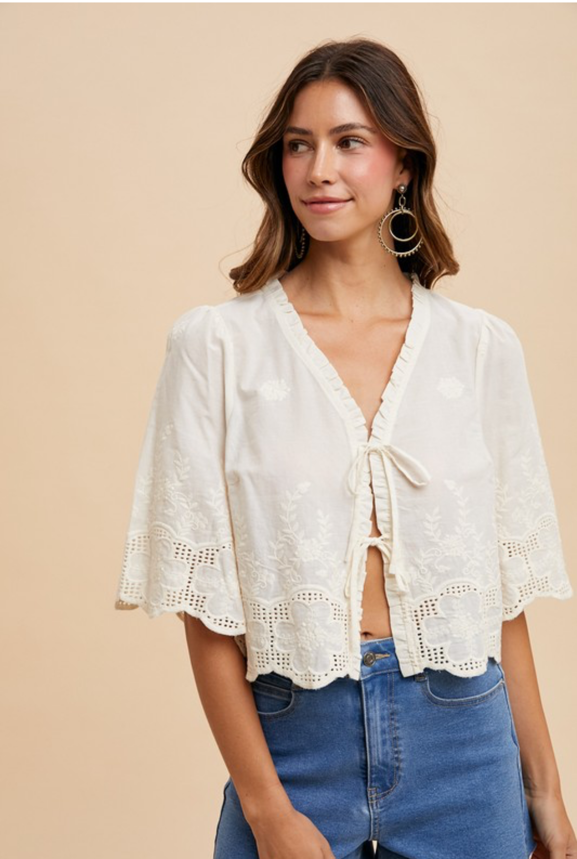 Annette Embroidery Blouse
