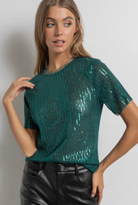 Greta Sequins Top