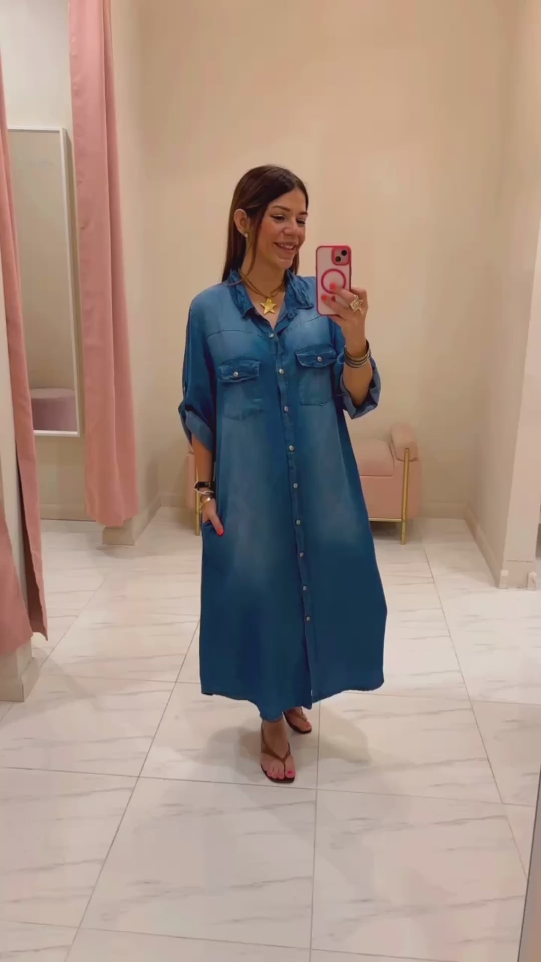 Luann Shirt Dress