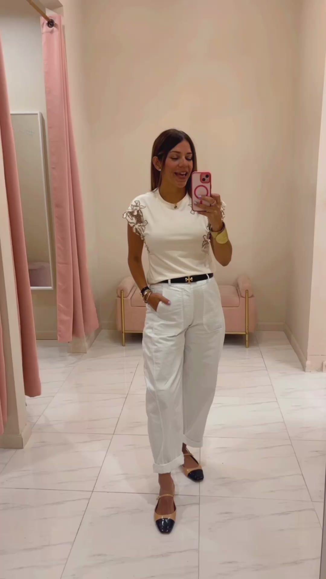 Astrid Lacer Top