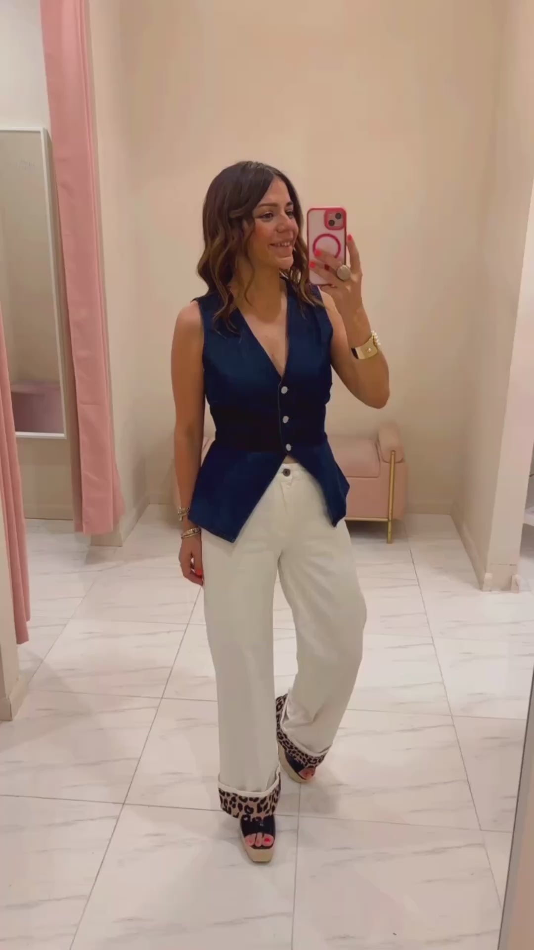 Serena Denim Vest
