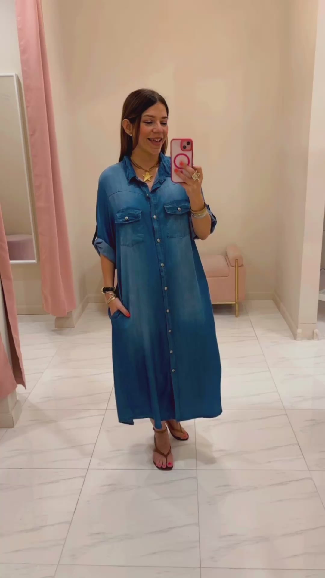 Luann Shirt Dress