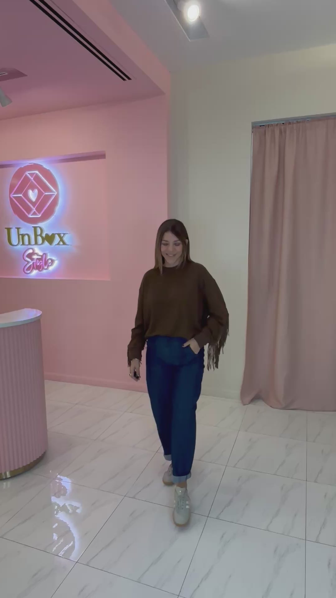 Begonia Fringe Sweater